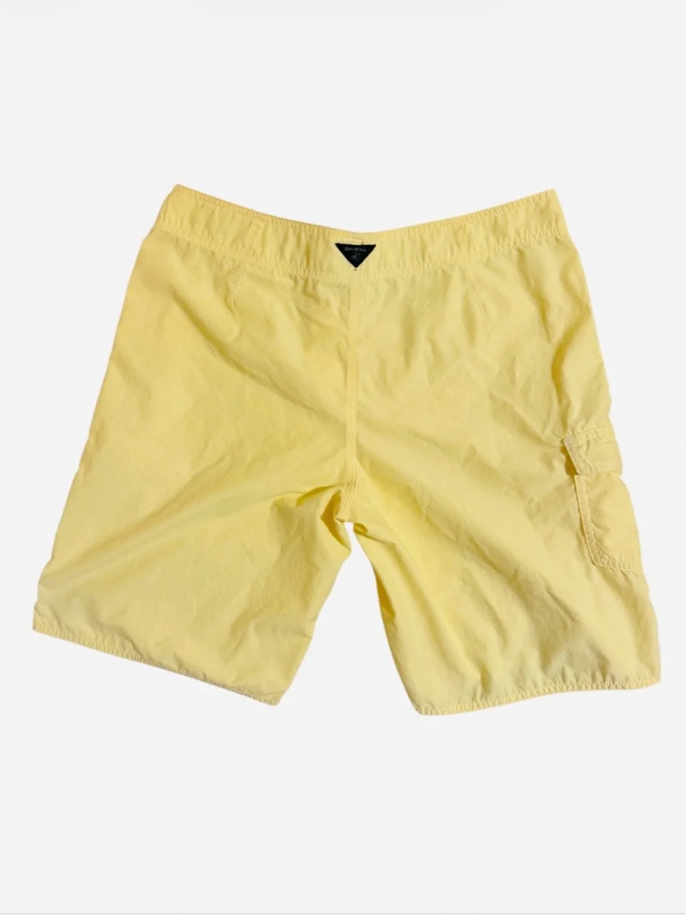 O’Neill VTG Pale Yellow Men's Boardshorts with Velcro White Drawstring Shorts⭐️